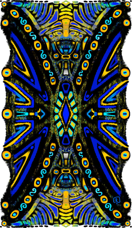 A very intricate being of night and fire.